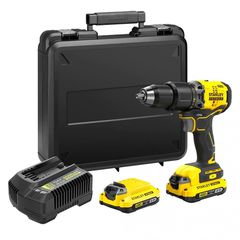 SFMCD715D2K-QW FATMAX® V20 BRUSHLESS 18V Κρουστικό Δραπ/δο (2x2.0Ah) - ΜΕ ΜΠΑΤΑΡΙΑ & ΦΟΡΤΙΣΤΗ - STANLEY (#SFMCD715D2K-QW)