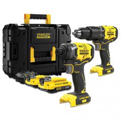 SFMCK461D2T-QW FATMAX® V20 BRUSHLESS COMBO Σετ Εργαλείων Μπαταρίας 18V (2x2.0Ah) - 18V - 20V - STANLEY (#SFMCK461D2T-QW)