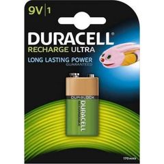 ΜΠΑΤΑΡΙΑ ΕΠΑΝΑΦΟΡΤΙΖΟΜΕΝΗ DURACELL DURALOCK  9V 170mAh LONG LASTING