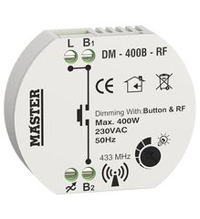 Dimmer κυτίου DM - 400B - RF  400W LED (Τηλεχειρισμός Button & RF) MASTER-ELECTRIC