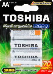 Toshiba Επαναφορτιζόμενες Μπαταρίες AA Ni-MH 2000mAh 1.2V 4τμχ