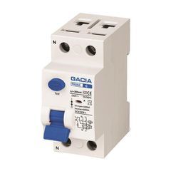 Ρελέ διαρροής 2Χ63Α 6KA 300mA GACIA TYPE A κωδ.500-37523
