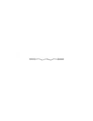 Olympic straight bar 120cm with clamps lock jaw blac GOL160