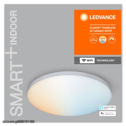 Smart+ Planon Frameless Round WIFI TW 450 mm