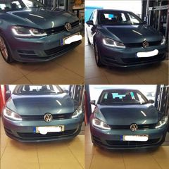 ΦΑΝΑΡΙΑ ΕΜΠΡΟΣ VW GOLF 7 LOOK 7.5 LED 7 VII Facelift G7.5 R Line Dynamic-thumb-1