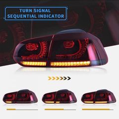 Πισινά Φανάρια Vw Golf VI (6) 08-12 Full Led Dynamic GTI R20 Look -thumb-1