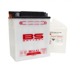 ΜΠΑΤΑΡΙΑ BS BATTERY YB14-A2-BB14-A2 * + -