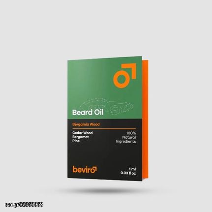 Λάδι Για Γένια - Beviro - Bergamia Wood 1ml SAMPLE