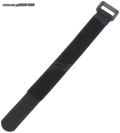 POWERTECH ιμάντας τύπου velcro 45x2cm μαύρος 10τμχ - (TIES-026)