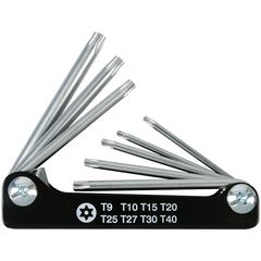 Torx Τρύπας Σετ Σουγιάς 9-40mm 8τεμ King Tony - 20318PR