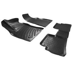 Πατάκια Σκαφάκια 3D Από Λάστιχο TPE Για Fiat Doblo 2009-2015 / Opel Combo D 11-17 RL108060/2015- Rizline 4 Τεμάχια Μαύρα