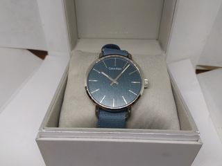 CALVIN KLEIN Even Blue Fabric Strap ΤΙΜΗ 90 ΕΥΡΩ-thumb-1