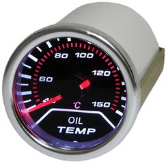 Μετρητής θερμοκρασίας λαδιού Oil Temp Carbon όργανο 52mm display  