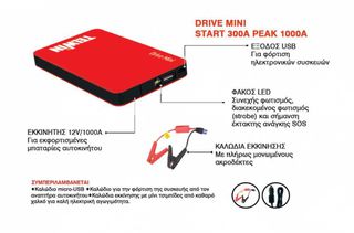 TELWIN DRIVE MINI Eκκινητής Τσέπης-thumb-1