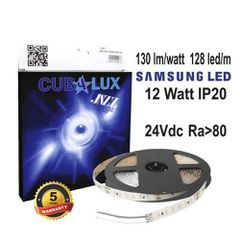 ΤΑΙΝΙΑ 12W ΙΡ20 24V 2700Κ 5Μ 126LΕD JΑΖΖ 13-0983