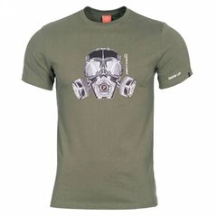 Pentagon Ageron T-Shirt (Gas Mask) Olive