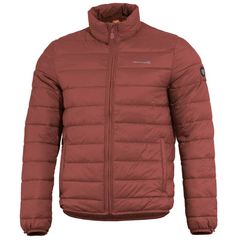 Pentagon Nucleus Puffer Jacket - Maroon Red