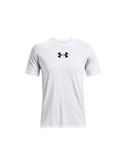 Under Armour Repeat Ανδρικό T-shirt Λευκό με Στάμπα 1371264-100