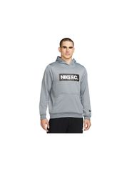 Nike Football F.C. Libero Ανδρικό Φούτερ με Κουκούλα και Τσέπες Γκρι DC9075-065