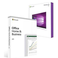 Microsoft Office 2019 Home & Business 2019 for PC/MAC & Windows 10 Professional ( FQC-09131 )