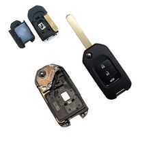 Κέλυφος Κλειδιού Αυτοκινήτου Honda με 3 κουμπιά (Κάθετο Έλασμα Μπαταρίας) - Λεπίδα HON66