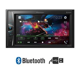 Pioneer DMH-G221BT ηχοσύστημα αυτοκινήτου Universal 2-DIN (Bluetooth USB AUX) με οθόνη αφής 6.2" ιντσών Pioneer Bluetooth Radio Usb 2DIN Aux (με control στην συσκευασία)