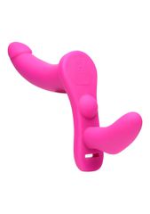 SU Double Take - Penetration - Strap-On Harness - Purple-thumb-3