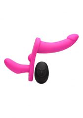 SU Double Take - Penetration - Strap-On Harness - Purple-thumb-1
