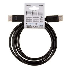 Savio CL-136 DisplayPort cable 2 m Black-thumb-4