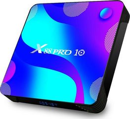 TV Box X88 Pro 4K UHD με WiFi USB 2 / USB 3 4GB RAM και 32GB Αποθηκευτικό Χώρο με Λειτουργικό Android 10 TV Box X88 Pro 4K UHD με WiFi USB 2 / USB 3 4GB RAM και 32GB Αποθηκευτικό Χώρο με Λειτουργικό A
