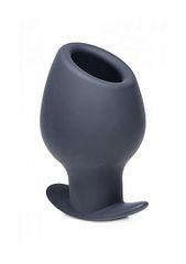 Ass Goblet Silicone Hollow Anal Plug-Large