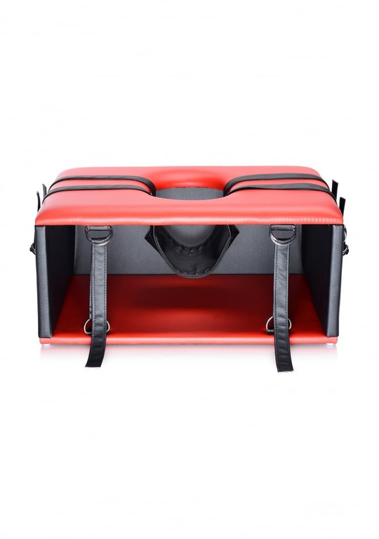 Queening Chair - Black and Red