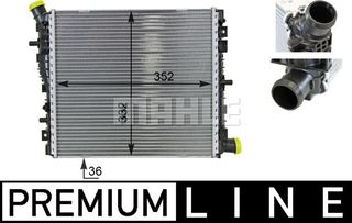 Engine Radiator (New) - 376701261