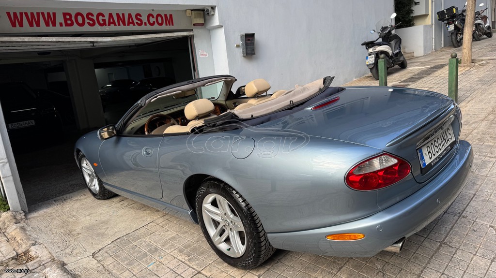 Jaguar XK 8 2004 XKR XK8 Cabrio Μπεζ Δερμα Πληρες Αρχειο Χιλιομετρων Bosganas