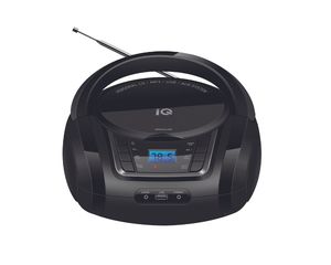 Φορητό ράδιο-CD με USB CD-498 black και αναπαραγωγή MP3/WMA