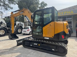 Εκσκαφάκι (διαβολάκι) Sany 2025 SY80U New . 8800kg. Πλατος 2.22m-thumb-4