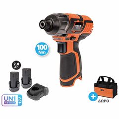 ΠΑΛΜΙΚΟ ΚΑΤΣΑΒΙΔΙ ΜΠΑΤΑΡΙΑΣ MINI ΣΕΤ 12V 2x2Ah 100Nm U73012-22S SOLO KRAUSMANN U73012-22S