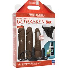 Vac-U-Lock - Dual Density ULTRASKYN Set - Chocolate-thumb-2