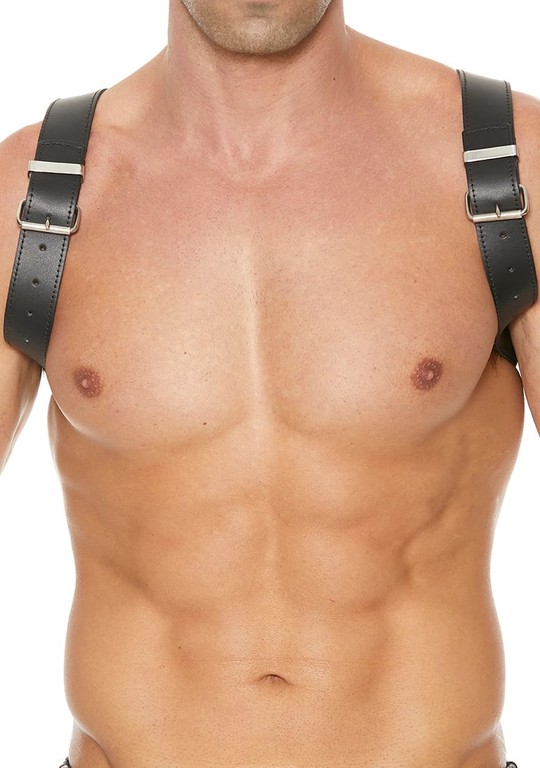 Holster Harness - Genuine Leather Black