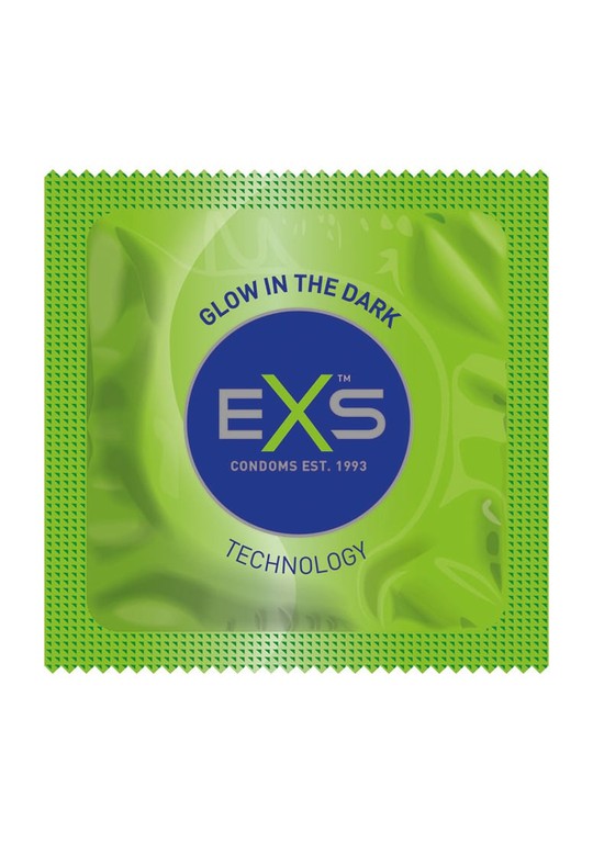 Exs Glowing Condom - 1 pack
