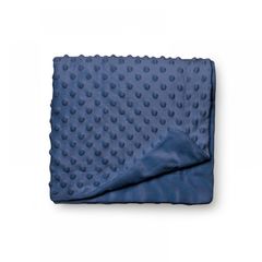 INTERBABY ΚΟΥΒΕΡΤΑ ΑΓΚΑΛΙΑΣ 80X110 CORAL FLECCE NAVY BLUE 00881-10