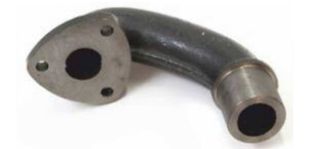 ΚΟΥΡΜΠΑ ΕΞΑΤΜΗΣΗΣ ΓΩΝΙΑ 180o MASSEY FERGUSON 07440