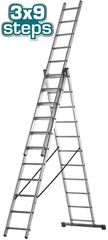 Επαγγελματική σκάλα αλουμινίου 3Χ9 σκαλοπάτια THLAD03391 TOTAL
