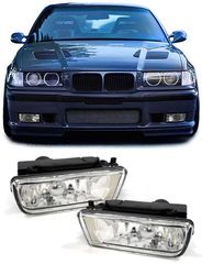 Σετ Φωτα ομίχλης προβολείς Διαφανή LED ζεύγος αριστερά δεξιά  ζευγάρι BMW 3 SERIES E36 Sedan Coupe Cabrio Touring