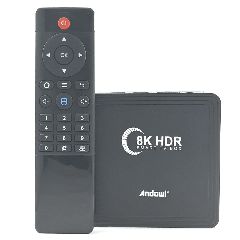 Γρήγορο TV BOX με Ελληνικό Menu Andowl Q8K UltraHD 8K HDR 4G RAM 64G ROM WiFi 2,4g/5g USB 3.0 Amlogic S905X3