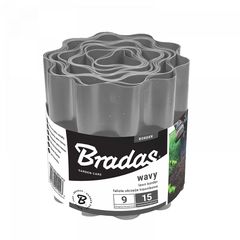 OBFGY 0910 ΔΙΑΧΩΡΙΣΤΙΚΟ ΚΗΠΟΥ 10cm X 9m ΓΚΡΙ BRADAS