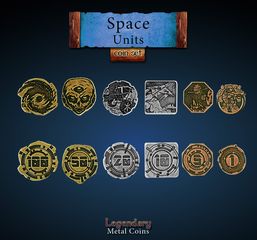 Space Units Coin Set (x30)