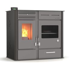 Thermogatz GSP Oven Side 13 Σόμπα Pellet Αερόθερμη με Φούρνο 02.300.067