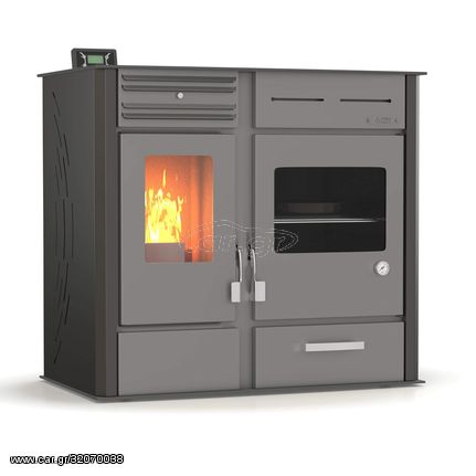 Thermogatz GSP Oven Side 13 Σόμπα Pellet Αερόθερμη με Φούρνο 02.300.067