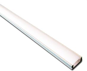 Προφίλ αλουμινίου για ταινίες LED 2000 x 17.4 x 7mm λευκό σώμα VT-8113 V-TAC 3365